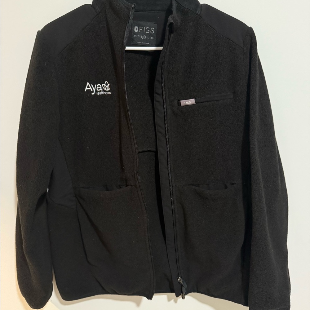 Figs Black Professional Jacket